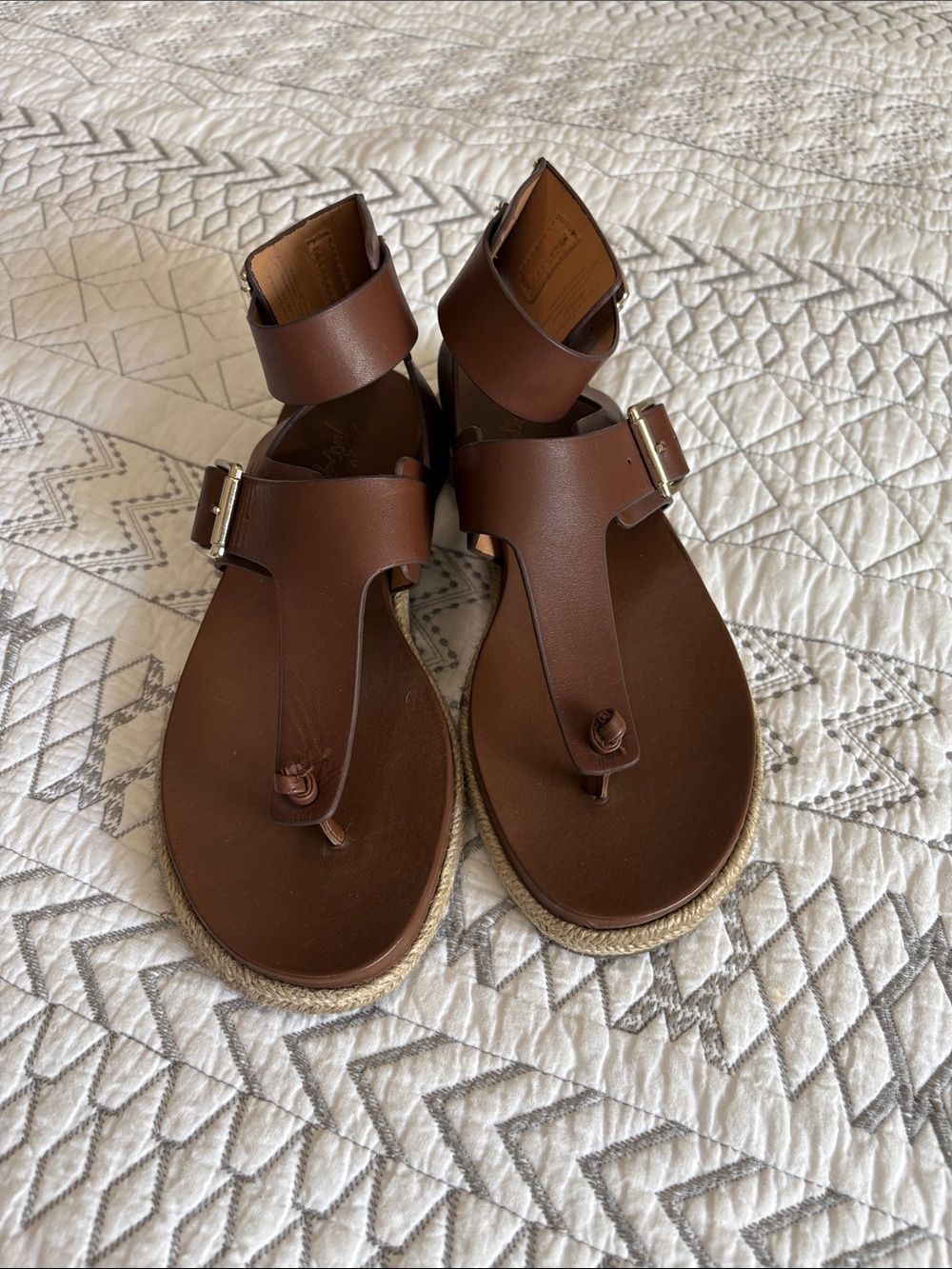 Crown Vintage Sanshell Espadrille Sandal Size 8.5 - Picture 2 of 4